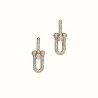 HardWear Full Pavé Ball Link Drop Earrings