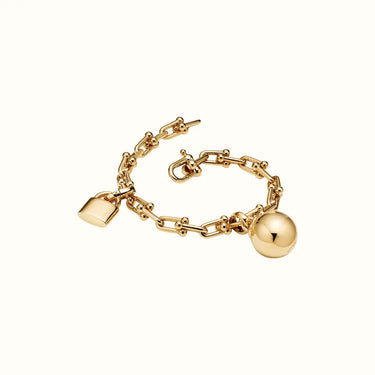 HardWear Lock Ball Charm Chain Bracelet