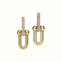 HardWear Yellow Pavé Ball Link Drop Earrings