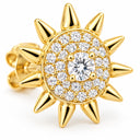 Helia Sunburst Stud Earrings