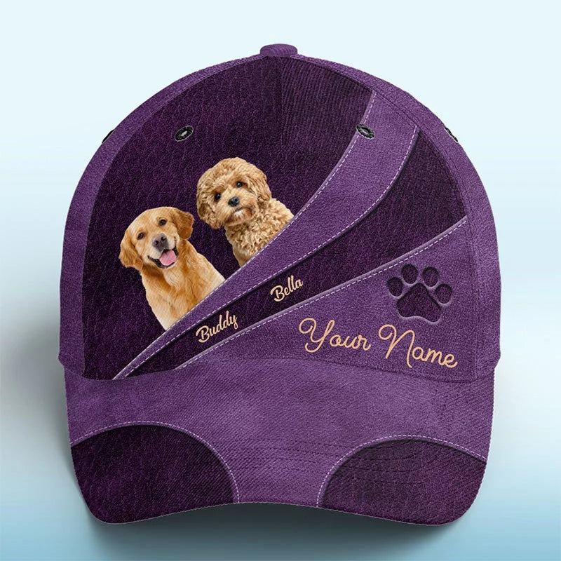 Custom Photo  Dogs Show Mercy, Humans Don’t - Custom All-Over Print Hat - A Perfect Gift for Pet Owners, Pet Lovers
