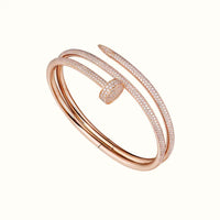 Juste Un Clou Double Wrap Pavé Bracelet