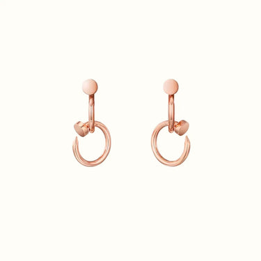 Juste Un Clou Rose Nail Drop Earrings