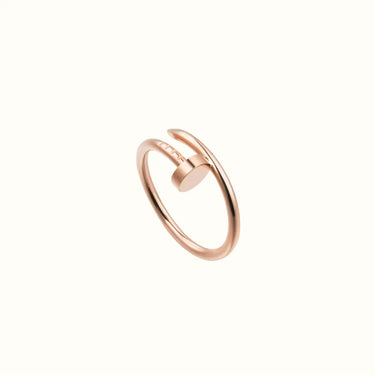 Juste Un Clou Rose Sculpted Nail Ring