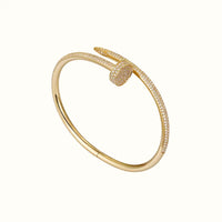 Juste Un Clou Yellow Pavé Nail Bracelet