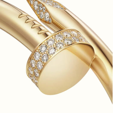 Juste Un Clou Large Pavé Nail Bracelet