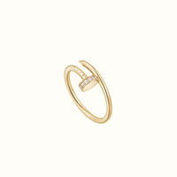 Juste Un Clou Pavé Accent Nail Ring