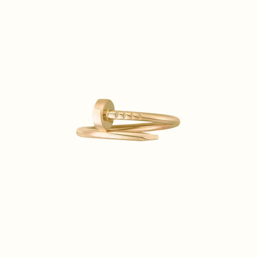 Juste Un Clou Yellow Sculpted Nail Ring