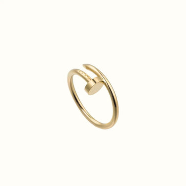 Juste Un Clou Yellow Sculpted Nail Ring