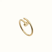 Juste Un Clou Yellow Sculpted Nail Ring