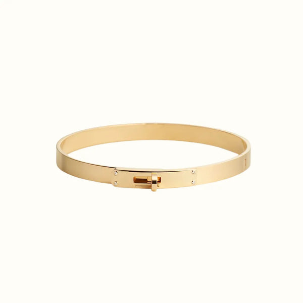 Kelly Yellow Four Stone Bangle Bracelet