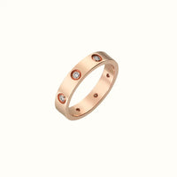 Love Rose Multi Stone Band Ring