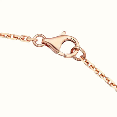 Love Rose Pavé Linked Circle Necklace