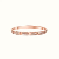 Love Rose Pavé Screw Motif Bracelet