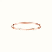 Love Rose Smooth Screw Motif Bracelet