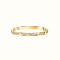 Love Yellow Pavé Screw Motif Bracelet