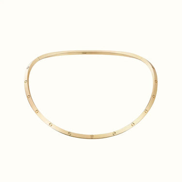 Love Screw Motif Collar Necklace