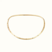 Love Yellow Screw Motif Collar Necklace