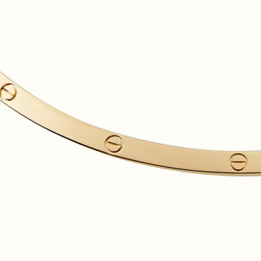 Love Screw Motif Collar Necklace