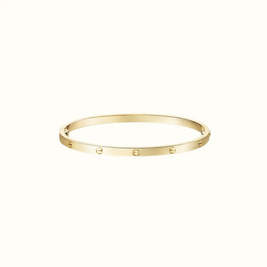 Love Smooth Screw Motif Bracelet