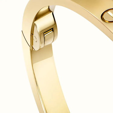 Love Smooth Screw Motif Bracelet