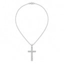 Lumiere Pave Cross Pendant Necklace