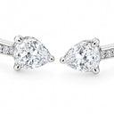 Lumiere Twin Pear Open Cuff Bracelet