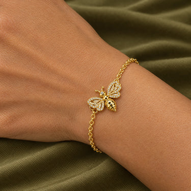 Meliora Honey Bee Chain Bracelet
