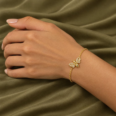 Meliora Honey Bee Chain Bracelet