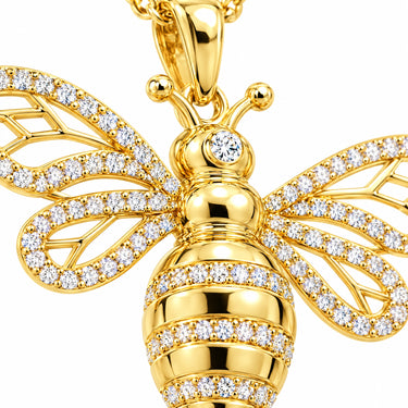 Meliora Honey Bee Pendant Necklace