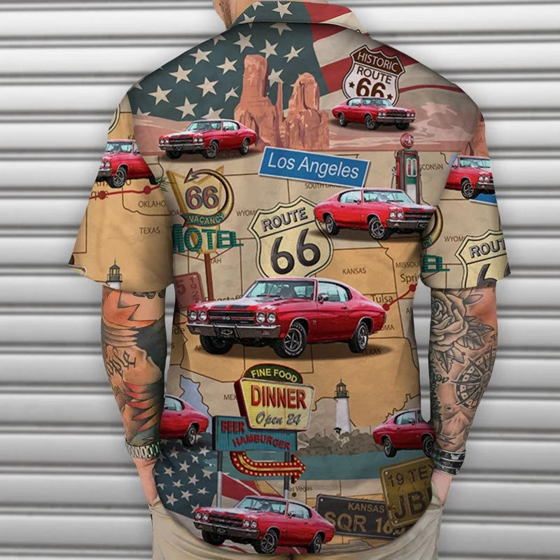 Custom Photo Miles to Go  - Custom Hawaiian Shirt with Your Family's Faces - Perfect Gift for Dad this Father’s Day
