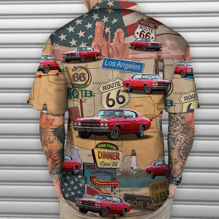 Custom Photo Miles to Go  - Custom Hawaiian Shirt with Your Family's Faces - Perfect Gift for Dad this Father’s Day
