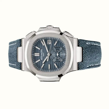 Nautilus 41mm 5980/60G-001 Blue Gray Dial
