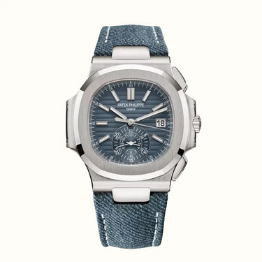 Nautilus 41mm 5980/60G-001 Blue Gray Dial
