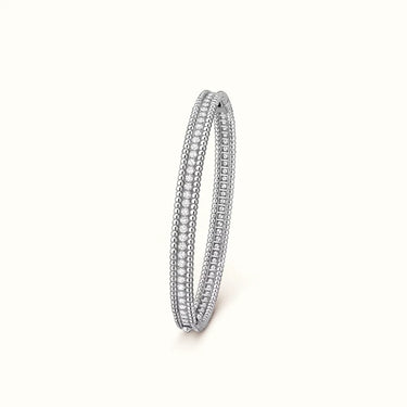 Perlée Beaded Pavé Bangle Bracelet