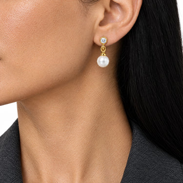Perla Freshwater Pearl Drop Earrings