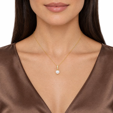 Perla Freshwater Pearl Drop Necklace