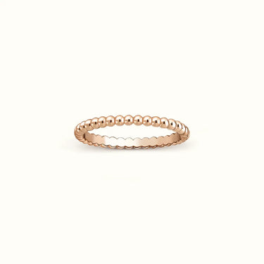 Perlée Rose Beaded Band Ring