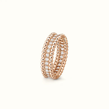 Perlée Rose Beaded Pavé Band Ring