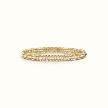 Perlée Beaded Pavé Bangle Bracelet