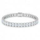 Seraphine Emerald Cut Tennis Bracelet