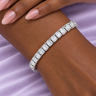 Seraphine Emerald Cut Tennis Bracelet