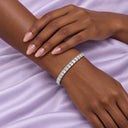 Seraphine Emerald Cut Tennis Bracelet