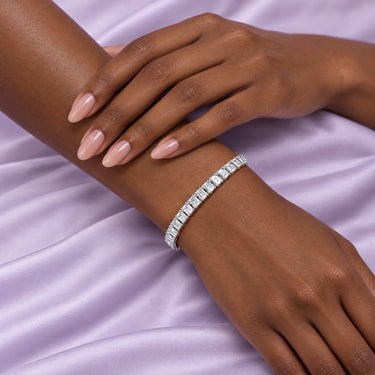 Seraphine Emerald Cut Tennis Bracelet