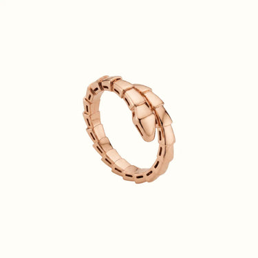 Serpenti Rose Coil Ring
