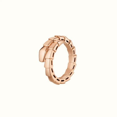 Serpenti Rose Coil Ring