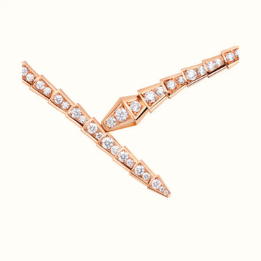 Serpenti Pavé Snake Collar Necklace