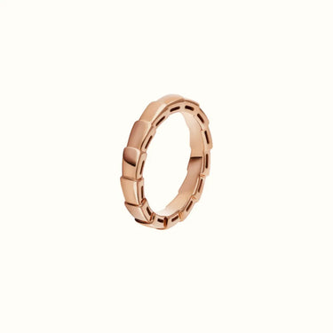 Serpenti Rose Polished Coil Ring