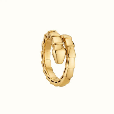 Serpenti Yellow Coil Ring