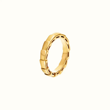 Serpenti Yellow Polished Coil Ring